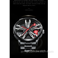 Hot Sales Men Sports Car Men Quartz Watche Impermeável Sports Rim Hub Wheel Relógios de pulso Marca Top Carro de luxo Relógios masculinos Mancha